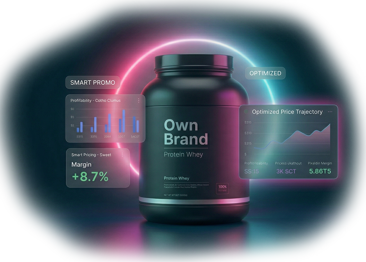 Own-brand pricing engine visual